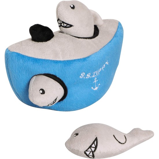 Hide & Seek Shark Brain Training Interactive Plush Pet Toy Hide & Seek Shark Brain Training Interactive Plush Pet Toy