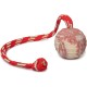 IDC 50mm Ribbed Rubber Ball with Cord IDC 50mm Ribbed Rubber Ball with Cord