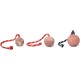 IDC 50mm Ribbed Rubber Ball with Cord IDC 50mm Ribbed Rubber Ball with Cord