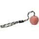 IDC 70mm Ribbed Rubber Ball with Cord