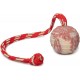 IDC Kautschuk Ball mit Schnur, Geriffelt, 50 mm IDC Kautschuk Ball mit Schnur, Geriffelt, 50 mm