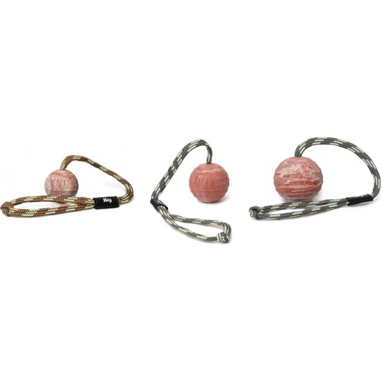 IDC Kautschuk Ball mit verschließbarer Schlaufe, Geriffelt, 70 mm IDC Kautschuk Ball mit verschließbarer Schlaufe, Geriffelt, 70 mm