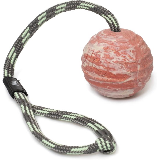 IDC Rubber Ball with Lockable Loop, Fluted 70 mm IDC Rubber Ball with Lockable Loop, Fluted 70 mm