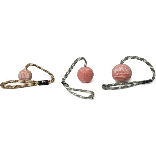 IDC Rubber Ball with Lockable Loop, Fluted 70 mm IDC Rubber Ball with Lockable Loop, Fluted 70 mm