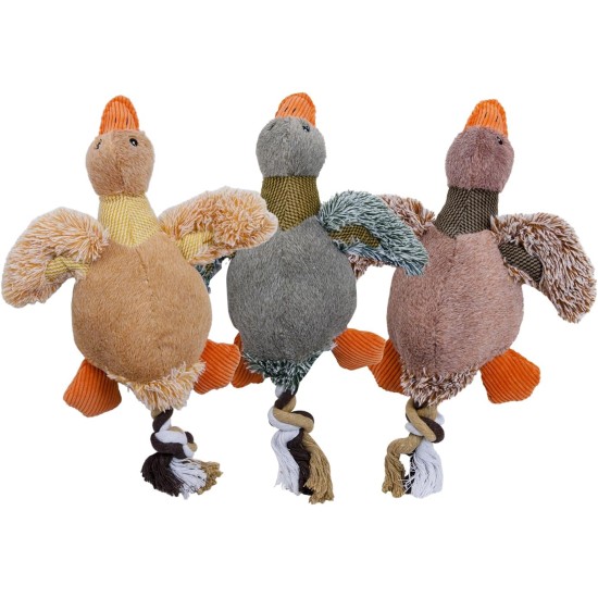 Interaktives Samt-Hundespielzeug Ente, weich und langlebig, ideal zum Spielen und Kuscheln, 28 cm, leuchtende Farbe, für alle Rassen Interaktives Samt-Hundespielzeug Ente, weich und langlebig, ideal zum Spielen und Kuscheln, 28 cm, leuchtende Farbe, für alle Rassen