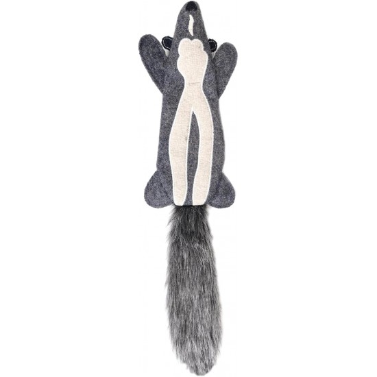 JACK AND VANILLA, 40cm Skunk Plush Toy, Nature Inspired Design, Soft and Durable, Ideal for Dogs, Washable, Ideal for Interactive Games, Forest Fluff Model JACK AND VANILLA, 40cm Skunk Plush Toy, Nature Inspired Design, Soft and Durable, Ideal for Dogs, Washable, Ideal for Interactive Games, Forest Fluff Model
