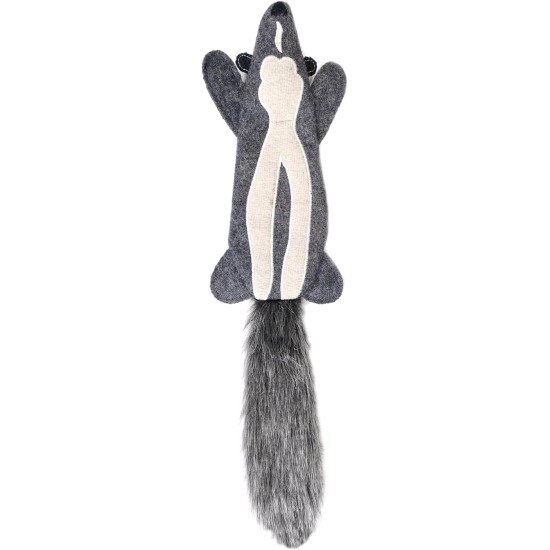 JACK AND VANILLA, 40cm Skunk Plush Toy, Nature Inspired Design, Soft and Durable, Ideal for Dogs, Washable, Ideal for Interactive Games, Forest Fluff Model