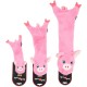 JACK AND VANILLA, 60 cm Pig Plush Toy for Dogs, Realistic Design, Sound and Washable, Ideal for Interactive Games, Bright Colours, Flatties Model