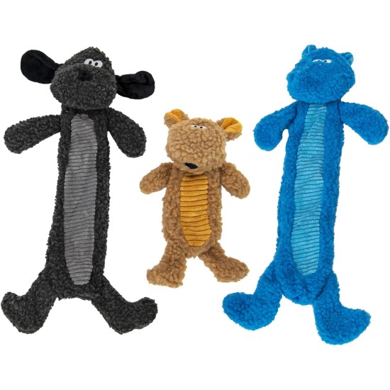 JACK AND VANILLA, Chienouris-Hippo Dog Toy, 20 cm, Realistic Design, with Sound and Washable, Ideal for Interactive Games, Bright Colours, Flatties Model JACK AND VANILLA, Chienouris-Hippo Dog Toy, 20 cm, Realistic Design, with Sound and Washable, Ideal for Interactive Games, Bright Colours, Flatties Model