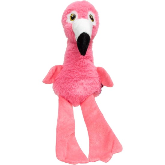 JACK AND VANILLA, Flamingo Plush Toy 30cm Dog Cat Soft and Durable Great for Playing and Cuddling Bright Colours Perfect for Interaction JACK AND VANILLA, Flamingo Plush Toy 30cm Dog Cat Soft and Durable Great for Playing and Cuddling Bright Colours Perfect for Interaction