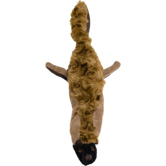 JACK AND VANILLA, Flannelette Plush Toy for Dogs, 18 cm, Realistic Design, Sounds and Washable, Ideal for Interactive Games, Bright Colours, Flatties