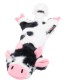 JACK AND VANILLA, Flatties Cow Dog Toy, White/Black, 45 cm, Realistic Design, Sounds and Washable, Ideal for Interactive Games, Bright Colours JACK AND VANILLA, Flatties Cow Dog Toy, White/Black, 45 cm, Realistic Design, Sounds and Washable, Ideal for Interactive Games, Bright Colours
