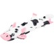 JACK AND VANILLA, Flatties Cow Dog Toy, White/Black, 45 cm, Realistic Design, Sounds and Washable, Ideal for Interactive Games, Bright Colours JACK AND VANILLA, Flatties Cow Dog Toy, White/Black, 45 cm, Realistic Design, Sounds and Washable, Ideal for Interactive Games, Bright Colours