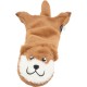 JACK AND VANILLA, Flatties Cow Dog Toy, White/Black, 45 cm, Realistic Design, Sounds and Washable, Ideal for Interactive Games, Bright Colours JACK AND VANILLA, Flatties Cow Dog Toy, White/Black, 45 cm, Realistic Design, Sounds and Washable, Ideal for Interactive Games, Bright Colours