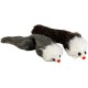 JACK AND VANILLA, Flatties Cow Dog Toy, White/Black, 45 cm, Realistic Design, Sounds and Washable, Ideal for Interactive Games, Bright Colours JACK AND VANILLA, Flatties Cow Dog Toy, White/Black, 45 cm, Realistic Design, Sounds and Washable, Ideal for Interactive Games, Bright Colours