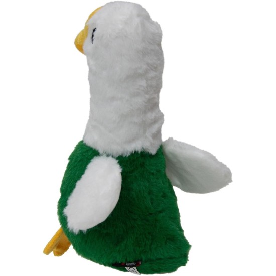 JACK AND VANILLA, Flatties Cow Dog Toy, White/Black, 45 cm, Realistic Design, Sounds and Washable, Ideal for Interactive Games, Bright Colours JACK AND VANILLA, Flatties Cow Dog Toy, White/Black, 45 cm, Realistic Design, Sounds and Washable, Ideal for Interactive Games, Bright Colours