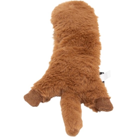 JACK AND VANILLA, Flatties Cow Dog Toy, White/Black, 45 cm, Realistic Design, Sounds and Washable, Ideal for Interactive Games, Bright Colours JACK AND VANILLA, Flatties Cow Dog Toy, White/Black, 45 cm, Realistic Design, Sounds and Washable, Ideal for Interactive Games, Bright Colours