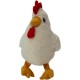 JACK AND VANILLA, Flatties Cow Dog Toy, White/Black, 45 cm, Realistic Design, Sounds and Washable, Ideal for Interactive Games, Bright Colours JACK AND VANILLA, Flatties Cow Dog Toy, White/Black, 45 cm, Realistic Design, Sounds and Washable, Ideal for Interactive Games, Bright Colours