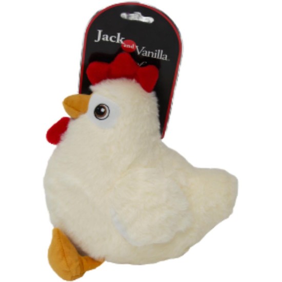 JACK AND VANILLA, Flatties Cow Dog Toy, White/Black, 45 cm, Realistic Design, Sounds and Washable, Ideal for Interactive Games, Bright Colours JACK AND VANILLA, Flatties Cow Dog Toy, White/Black, 45 cm, Realistic Design, Sounds and Washable, Ideal for Interactive Games, Bright Colours