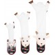 JACK AND VANILLA, Flatties Cow Dog Toy, White/Black, 45 cm, Realistic Design, Sounds and Washable, Ideal for Interactive Games, Bright Colours JACK AND VANILLA, Flatties Cow Dog Toy, White/Black, 45 cm, Realistic Design, Sounds and Washable, Ideal for Interactive Games, Bright Colours