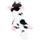 JACK AND VANILLA, Flatties Cow Dog Toy, White/Black, 45 cm, Realistic Design, Sounds and Washable, Ideal for Interactive Games, Bright Colours JACK AND VANILLA, Flatties Cow Dog Toy, White/Black, 45 cm, Realistic Design, Sounds and Washable, Ideal for Interactive Games, Bright Colours