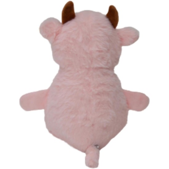 JACK AND VANILLA, Flatties Cow Dog Toy, White/Black, 45 cm, Realistic Design, Sounds and Washable, Ideal for Interactive Games, Bright Colours JACK AND VANILLA, Flatties Cow Dog Toy, White/Black, 45 cm, Realistic Design, Sounds and Washable, Ideal for Interactive Games, Bright Colours