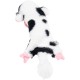 JACK AND VANILLA, Flatties Cow Dog Toy, White/Black, 45 cm, Realistic Design, Sounds and Washable, Ideal for Interactive Games, Bright Colours JACK AND VANILLA, Flatties Cow Dog Toy, White/Black, 45 cm, Realistic Design, Sounds and Washable, Ideal for Interactive Games, Bright Colours