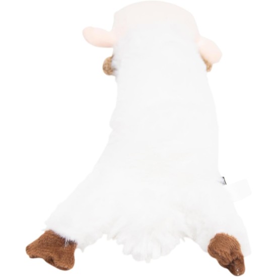 JACK AND VANILLA, Flatties Cow Dog Toy, White/Black, 45 cm, Realistic Design, Sounds and Washable, Ideal for Interactive Games, Bright Colours JACK AND VANILLA, Flatties Cow Dog Toy, White/Black, 45 cm, Realistic Design, Sounds and Washable, Ideal for Interactive Games, Bright Colours