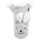 JACK AND VANILLA, Flatties Cow Dog Toy, White/Black, 45 cm, Realistic Design, Sounds and Washable, Ideal for Interactive Games, Bright Colours JACK AND VANILLA, Flatties Cow Dog Toy, White/Black, 45 cm, Realistic Design, Sounds and Washable, Ideal for Interactive Games, Bright Colours