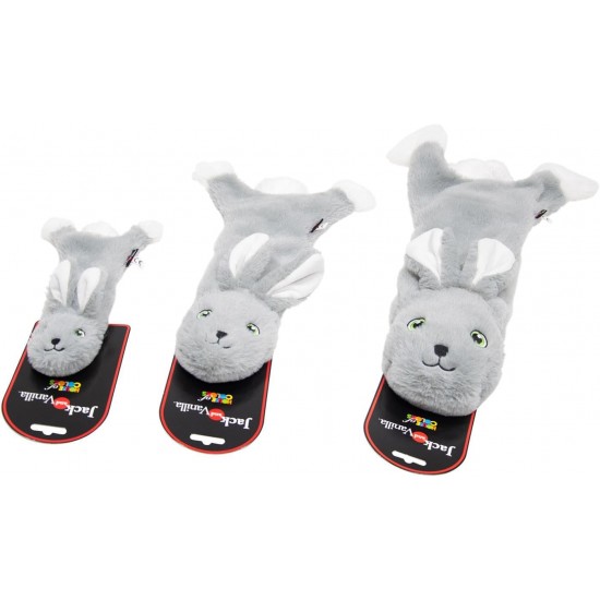 JACK AND VANILLA, Flatties Cow Dog Toy, White/Black, 45 cm, Realistic Design, Sounds and Washable, Ideal for Interactive Games, Bright Colours JACK AND VANILLA, Flatties Cow Dog Toy, White/Black, 45 cm, Realistic Design, Sounds and Washable, Ideal for Interactive Games, Bright Colours