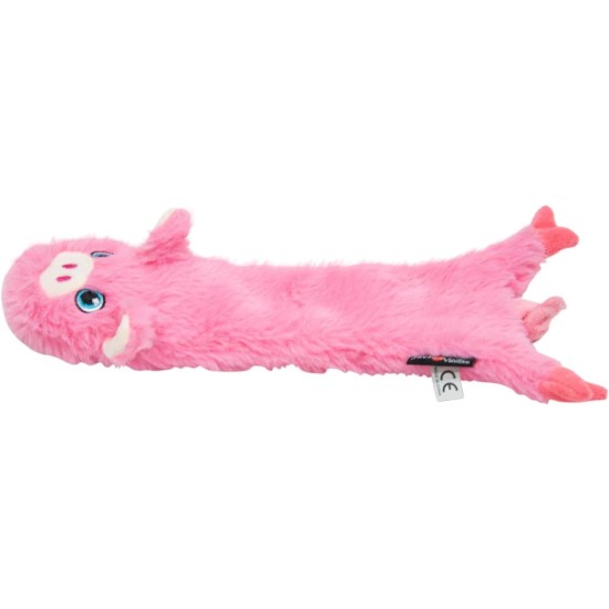 JACK AND VANILLA, Flatties Cow Dog Toy, White/Black, 45 cm, Realistic Design, Sounds and Washable, Ideal for Interactive Games, Bright Colours JACK AND VANILLA, Flatties Cow Dog Toy, White/Black, 45 cm, Realistic Design, Sounds and Washable, Ideal for Interactive Games, Bright Colours