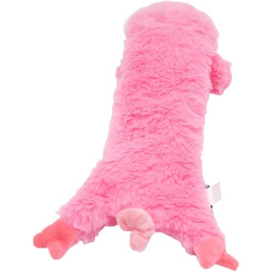 JACK AND VANILLA, Flatties Cow Dog Toy, White/Black, 45 cm, Realistic Design, Sounds and Washable, Ideal for Interactive Games, Bright Colours JACK AND VANILLA, Flatties Cow Dog Toy, White/Black, 45 cm, Realistic Design, Sounds and Washable, Ideal for Interactive Games, Bright Colours