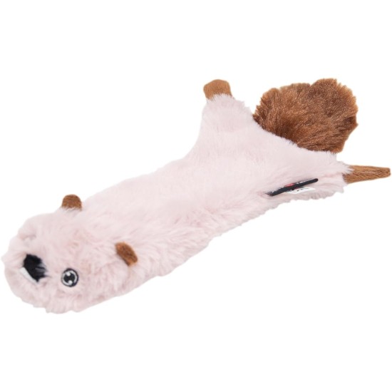 JACK AND VANILLA, Flatties Cow Dog Toy, White/Black, 45 cm, Realistic Design, Sounds and Washable, Ideal for Interactive Games, Bright Colours JACK AND VANILLA, Flatties Cow Dog Toy, White/Black, 45 cm, Realistic Design, Sounds and Washable, Ideal for Interactive Games, Bright Colours