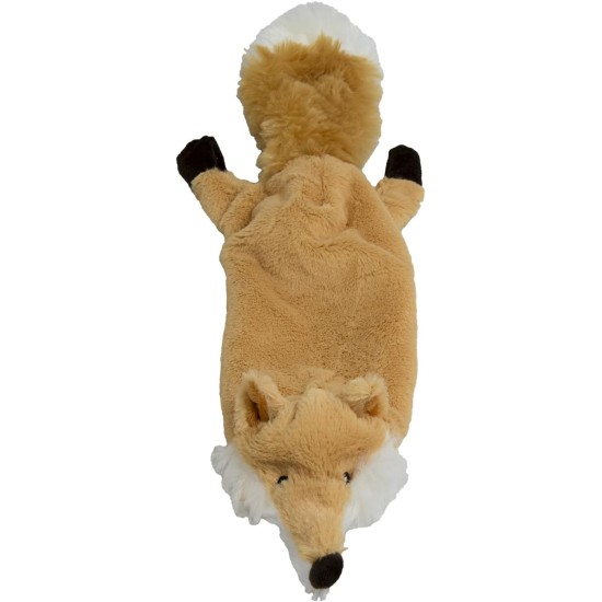 JACK AND VANILLA, Flatties Fox Dog Toy, 50 cm, Realistic Design, with Sound and Washable, Ideal for Interactive Games, Bright Colours JACK AND VANILLA, Flatties Fox Dog Toy, 50 cm, Realistic Design, with Sound and Washable, Ideal for Interactive Games, Bright Colours