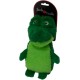 JACK AND VANILLA, Interactive Alligator Cuddly Toy for Dogs and Cats, Integrated Squeaker, Durable and Non-Toxic Materials, Easy to Clean, 18 cm, Green JACK AND VANILLA, Interactive Alligator Cuddly Toy for Dogs and Cats, Integrated Squeaker, Durable and Non-Toxic Materials, Easy to Clean, 18 cm, Green