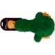 JACK AND VANILLA, Interactive Alligator Cuddly Toy for Dogs and Cats, Integrated Squeaker, Durable and Non-Toxic Materials, Easy to Clean, 18 cm, Green JACK AND VANILLA, Interactive Alligator Cuddly Toy for Dogs and Cats, Integrated Squeaker, Durable and Non-Toxic Materials, Easy to Clean, 18 cm, Green