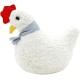 JACK AND VANILLA, Interactive Dog Toy, Mothers Chicken Shape, M, Realistic and Happy Design, Durable and Easy to Clean, Ideal for Small and Medium Breeds, 22.5 cm, Barnyard Model