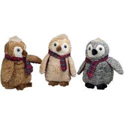 JACK AND VANILLA Interactive Penguin Dog Toy, Soft Velvet, Built-in Whistle, Ideal for Games, 20 cm, Colourful, Perfect for Small to Medium Dogs JACK AND VANILLA Interactive Penguin Dog Toy, Soft Velvet, Built-in Whistle, Ideal for Games, 20 cm, Colourful, Perfect for Small to Medium Dogs