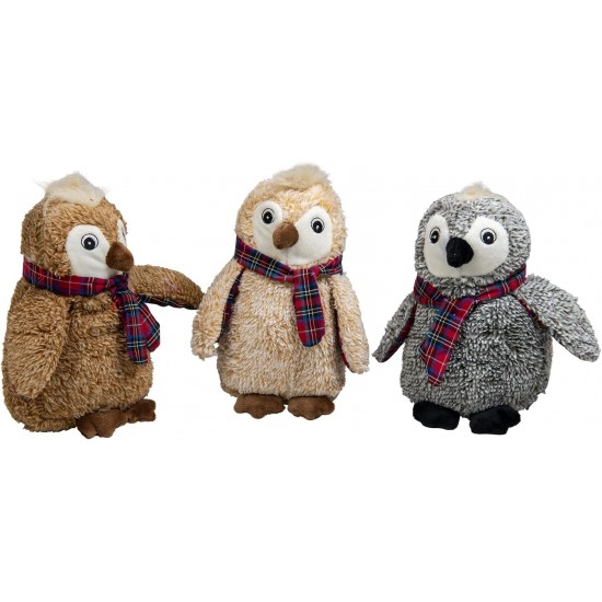 JACK AND VANILLA Interactive Penguin Dog Toy, Soft Velvet, Built-in Whistle, Ideal for Games, 20 cm, Colourful, Perfect for Small to Medium Dogs JACK AND VANILLA Interactive Penguin Dog Toy, Soft Velvet, Built-in Whistle, Ideal for Games, 20 cm, Colourful, Perfect for Small to Medium Dogs