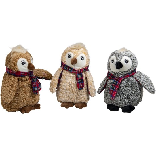 JACK AND VANILLA Interactive Penguin Dog Toy, Soft Velvet, Built-in Whistle, Ideal for Games, 20 cm, Colourful, Perfect for Small to Medium Dogs JACK AND VANILLA Interactive Penguin Dog Toy, Soft Velvet, Built-in Whistle, Ideal for Games, 20 cm, Colourful, Perfect for Small to Medium Dogs