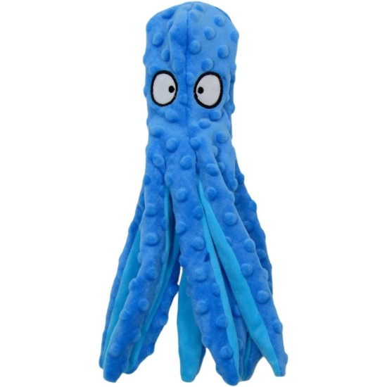 JACK AND VANILLA, Interaktives Oktopus-Hundespielzeug, weich und langlebig, ideal für große Hunde, 45 cm, dunkelblaue Farbe, perfekt zum Spielen und Kuscheln, Bubble-Plüschmodell JACK AND VANILLA, Interaktives Oktopus-Hundespielzeug, weich und langlebig, ideal für große Hunde, 45 cm, dunkelblaue Farbe, perfekt zum Spielen und Kuscheln, Bubble-Plüschmodell