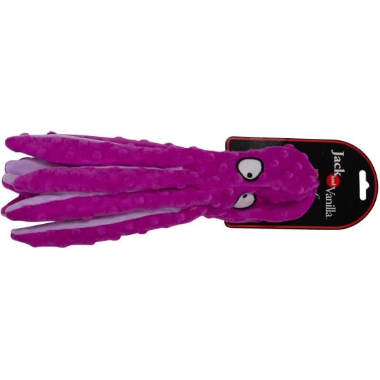 JACK AND VANILLA, Interaktives Oktopus-Hundespielzeug, weich und langlebig, ideal für große Hunde, 45 cm, dunkelblaue Farbe, perfekt zum Spielen und Kuscheln, Bubble-Plüschmodell JACK AND VANILLA, Interaktives Oktopus-Hundespielzeug, weich und langlebig, ideal für große Hunde, 45 cm, dunkelblaue Farbe, perfekt zum Spielen und Kuscheln, Bubble-Plüschmodell