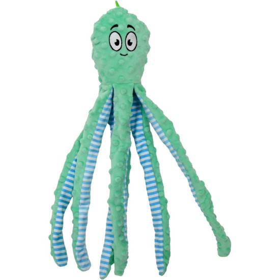 JACK AND VANILLA, Interaktives Oktopus-Hundespielzeug, weich und langlebig, ideal für große Hunde, 45 cm, dunkelblaue Farbe, perfekt zum Spielen und Kuscheln, Bubble-Plüschmodell JACK AND VANILLA, Interaktives Oktopus-Hundespielzeug, weich und langlebig, ideal für große Hunde, 45 cm, dunkelblaue Farbe, perfekt zum Spielen und Kuscheln, Bubble-Plüschmodell