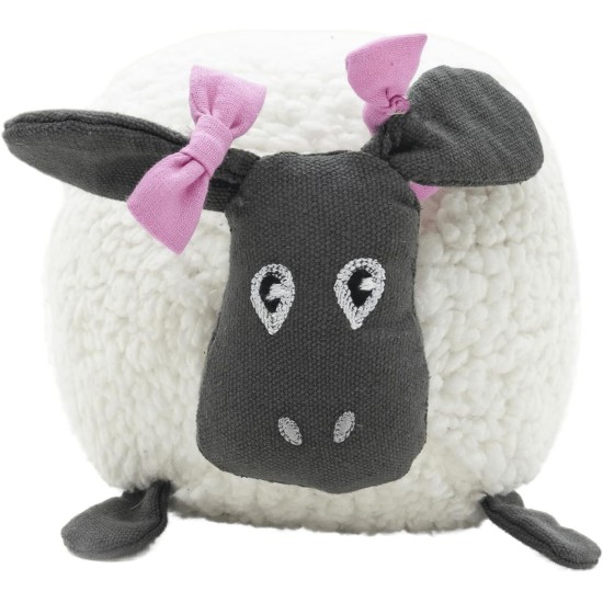JACK AND VANILLA, Maman Sheep Interactive Dog Toy, Realistic and Colourful Design, Durable and Easy to Clean, Ideal for Small and Medium Breeds, 16.5 cm, Model JACK AND VANILLA, Maman Sheep Interactive Dog Toy, Realistic and Colourful Design, Durable and Easy to Clean, Ideal for Small and Medium Breeds, 16.5 cm, Model