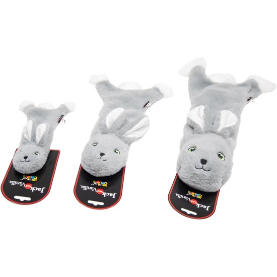 JACK AND VANILLA, Plush Dog Toy, 30 cm, Realistic Design, Sounds and Washable, Ideal for Interactive Games, Bright Colours, Flatties Model JACK AND VANILLA, Plush Dog Toy, 30 cm, Realistic Design, Sounds and Washable, Ideal for Interactive Games, Bright Colours, Flatties Model