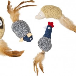 JACK AND VANILLA, Soft and Safe Texture Soft Toy for Dogs and Cats Ideal for Playing and Cuddling Easy to Clean 9cm Multi-Colour JACK AND VANILLA, Soft and Safe Texture Soft Toy for Dogs and Cats Ideal for Playing and Cuddling Easy to Clean 9cm Multi-Colour