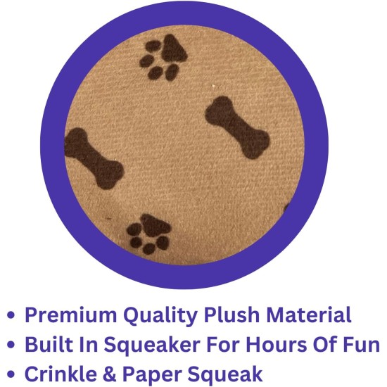 J&E Importers Green Jem Pet Boutique Super Soft Squeaky Toy Designer Bag Dog Toy, Tan J&E Importers Green Jem Pet Boutique Super Soft Squeaky Toy Designer Bag Dog Toy, Tan