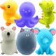 Jalousie 4 Inch Latex Dog Toys Squeaky Toy Soft Rubber Dog Toys Puppy Chew Toy Fetch Game Animal Ball Medium Pets (5 Pieces, Animal Medium) Jalousie 4 Inch Latex Dog Toys Squeaky Toy Soft Rubber Dog Toys Puppy Chew Toy Fetch Game Animal Ball Medium Pets (5 Pieces, Animal Medium)