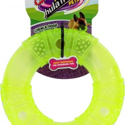 Jazwares Wham-O Pets Chewla-Hoop Treat Dispenser - Boredom Buster, Mentally Stimulating, Challenging Interactive Dog Toy Jazwares Wham-O Pets Chewla-Hoop Treat Dispenser - Boredom Buster, Mentally Stimulating, Challenging Interactive Dog Toy