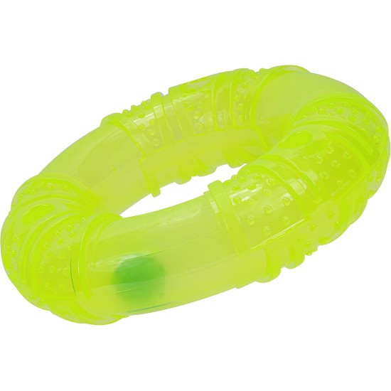 Jazwares Wham-O Pets Chewla-Hoop Treat Dispenser - Boredom Buster, Mentally Stimulating, Challenging Interactive Dog Toy Jazwares Wham-O Pets Chewla-Hoop Treat Dispenser - Boredom Buster, Mentally Stimulating, Challenging Interactive Dog Toy